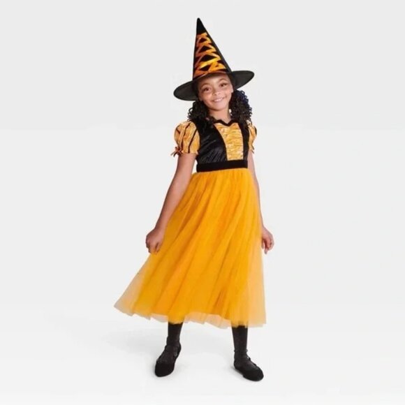 Hyde and Eek Boutique Kids Fancy Witch Dress Costume Size Medium 8 - Picture 6 of 6